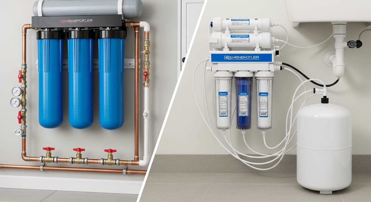 Whole-House Filter vs. Reverse Osmosis: Which One Do You Actually Need?