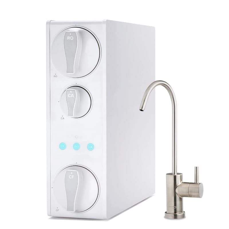 iSpring RO500-BN premium tankless RO with brushed nickel faucet